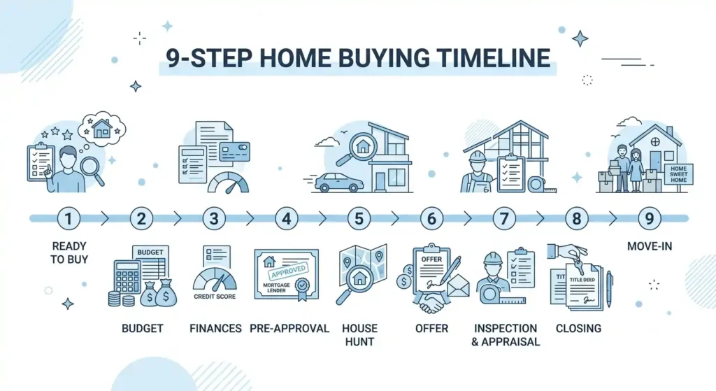 first-time-home-buyer-process-timeline